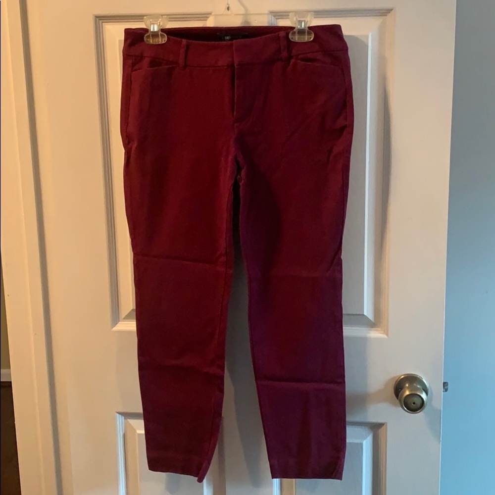Cranberry pixie midrise pants